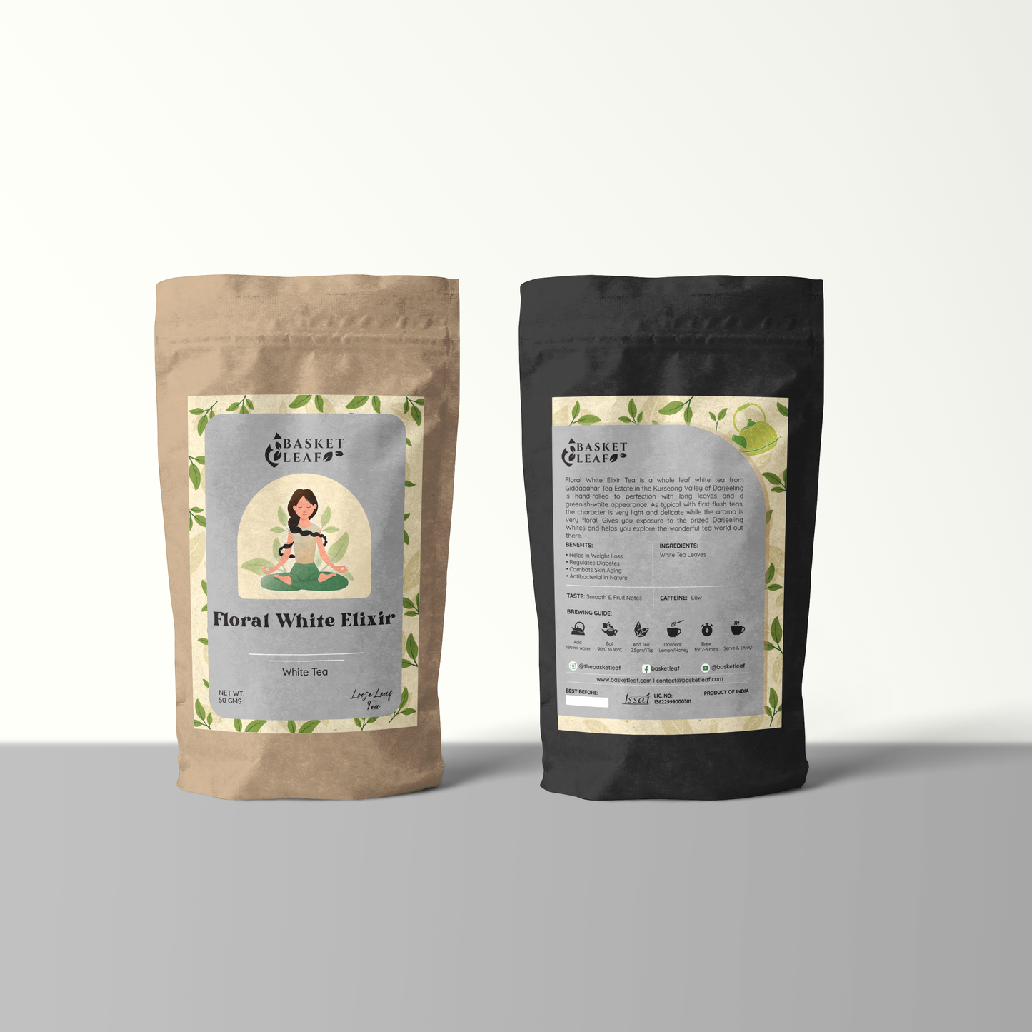Floral White Elixir Tea - Basket Leaf Tea Company