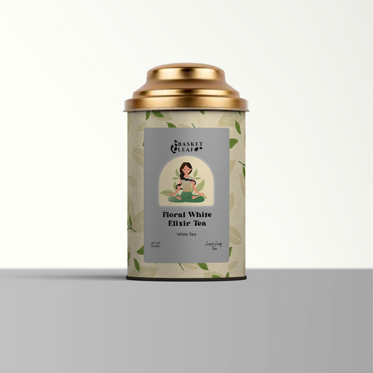 Floral White Elixir Tea - Basket Leaf