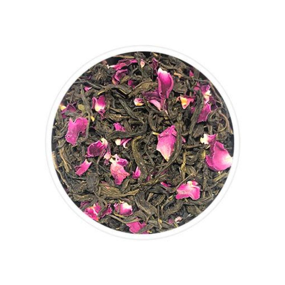 Soothing Rose Green Tea - Basket Leaf