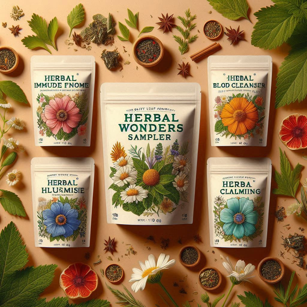 Herbal Wonders Samples - Basket Leaf Tea Company