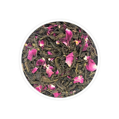 Soothing Rose Green Tea - Basket Leaf